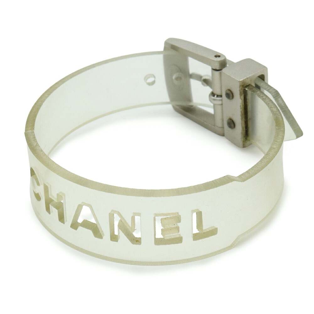 Chanel Rubber Bracelet Clear #228923C40B - Picture 2 of 6
